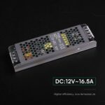 Τροφοδοτικό SLIM για LED 200W 12V 16.5A IP20 Μεταλλικό V-TAC 24259VT