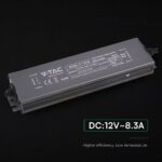 Τροφοδοτικό V-TAC για LED 100W 12V 8.3A IP67 Αδιάβροχο Μεταλλικό 24264VT
