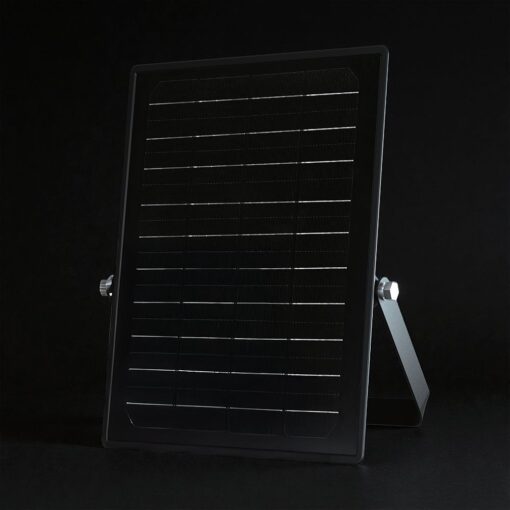 30W LED Ηλιακός Προβολέας Μαύρος CCT 3000lm IP65 με Ανιχνευτή Κίνησης & Τηλεχειριστήριο V-TAC 24277VT