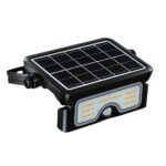 7W LED Ηλιακός Προβολέας Μαύρος CCT 900lm IP65 με Ανιχνευτή Κίνησης V-TAC 24341VT