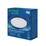 Πλαφονιέρα LED Στρογγυλή Φ360 V-TAC CREE Chip 20-40W με Αισθητήρα Κίνησης CCT IP65 6yrs Wty 24360VT
