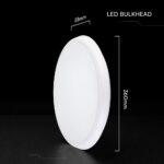 Πλαφονιέρα LED Στρογγυλή Φ360 V-TAC CREE Chip 20-40W με Αισθητήρα Κίνησης CCT IP65 6yrs Wty 24360VT