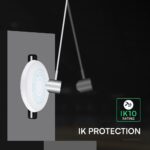Πλαφονιέρα LED Στρογγυλή Φ360 V-TAC CREE Chip 20-40W με Αισθητήρα Κίνησης CCT IP65 6yrs Wty 24360VT