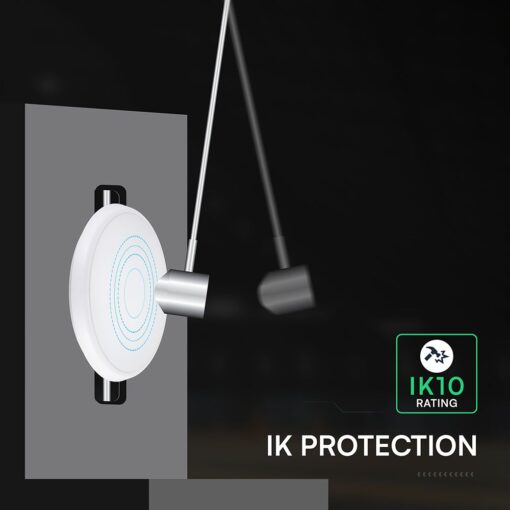 Πλαφονιέρα LED Στρογγυλή Φ360 V-TAC CREE Chip 20-40W με Αισθητήρα Κίνησης CCT IP65 6yrs Wty 24360VT