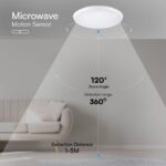 Πλαφονιέρα LED Στρογγυλή Φ360 V-TAC CREE Chip 20-40W με Αισθητήρα Κίνησης CCT IP65 6yrs Wty 24360VT
