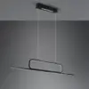 Κρεμαστό Φωτιστικό Trio Lighting  LED 38W Μαύρο Ματ Μεταλλικό Step Dimmable 4500lm  3000K – 327210332
