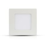 LED Panel Τετράγωνο Χωνευτό Λευκό 12W V-TAC PRO Samsung Chip 120° 1000lm 17×17 Φυσικό Λευκό 4000K – 710