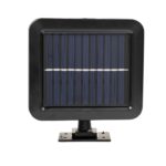 GLOBOSTAR® ZETA 71461 Προβολέας με Ανιχνευτή PIR / Αισθητήρα Κίνησης LED 20W 1000lm 120° DC 5V με Φωτοβολταϊκό Panel 5V 1W & Επαναφορτιζόμενη Μπαταρία Li-ion 3.2V 2400mAh Αδιάβροχο IP65 Ψυχρό Λευκό 6000K – Sanan COB Chip – Μαύρο – Μ15 x Π3.5 x Υ13cm – 2 Χρόνια Εγγύηση
