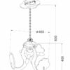 ΚΡΕΜΑΣΤΟ ΠΑΙΔΙΚΟ ΘΑΛΑΣΣΙΟΣ ΚΟΣΜΟΣ 3ΧE14 Φ43CM ACA DECOR MD130193B