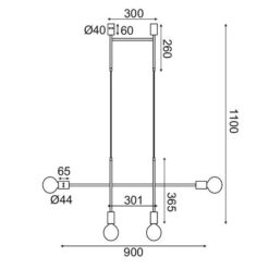 Φωτιστικό Οροφής Λευκό Wall & Ceiling Luminairies ACA V283471C20 (Αντιγραφή)