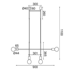 Φωτιστικό Οροφής Λευκό Wall & Ceiling Luminairies ACA V283471C20 (Αντιγραφή)
