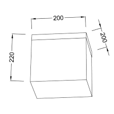 Φωτιστικό Οροφής Λευκό Wall & Ceiling Luminairies ACA V283471C20