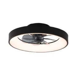 Ανεμιστήρας Οροφής ACA FAN6687BK – 7 Πτερύγια – LED 34W 3332Lm – DC 20W – 6 Ταχύτητες – Ø30cm – Μαύρος