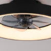 Ανεμιστήρας Οροφής ACA FAN6687BK – 7 Πτερύγια – LED 34W 3332Lm – DC 20W – 6 Ταχύτητες – Ø30cm – Μαύρος