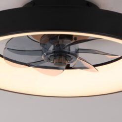 Ανεμιστήρας Οροφής ACA FAN6687BK – 7 Πτερύγια – LED 34W 3332Lm – DC 20W – 6 Ταχύτητες – Ø30cm – Μαύρος