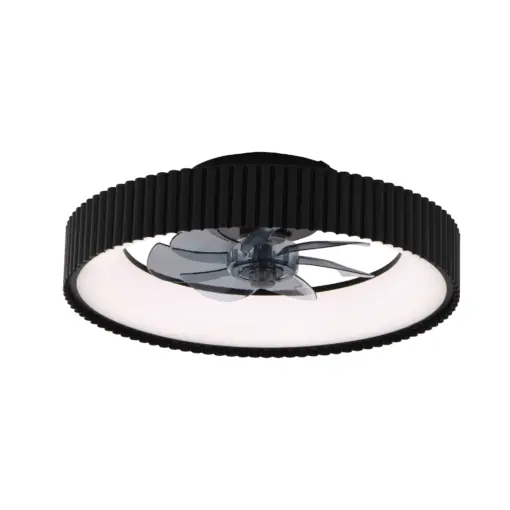 Ανεμιστήρας Οροφής ACA FAN6689BK – 7 Πτερύγια – LED 34W 3332Lm – DC 20W – 6 Ταχύτητες – Ø30cm – Μαύρος – Τηλεχειριστήριο & Smart Life App