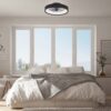 Ανεμιστήρας Οροφής ACA FAN6689BK – 7 Πτερύγια – LED 34W 3332Lm – DC 20W – 6 Ταχύτητες – Ø30cm – Μαύρος – Τηλεχειριστήριο & Smart Life App