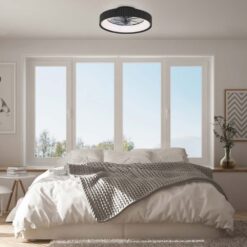 Ανεμιστήρας Οροφής ACA FAN6689BK – 7 Πτερύγια – LED 34W 3332Lm – DC 20W – 6 Ταχύτητες – Ø30cm – Μαύρος – Τηλεχειριστήριο & Smart Life App