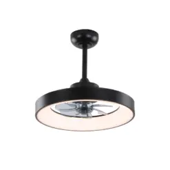 Ανεμιστήρας Οροφής ACA FAN6697BK – 7 Πτερύγια – LED 34W 3332lm – DC 20W – 6 Ταχύτητες – Ø30cm – Μαύρος – Τηλεχειριστήριο & Χρονοδιακόπτης