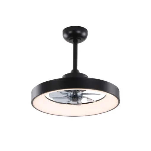 Ανεμιστήρας Οροφής ACA FAN6697BK – 7 Πτερύγια – LED 34W 3332lm – DC 20W – 6 Ταχύτητες – Ø30cm – Μαύρος – Τηλεχειριστήριο & Χρονοδιακόπτης