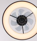 Ανεμιστήρας Οροφής FAN6697BK – 7 Πτερύγια – LED 34W 3332lm – DC 20W – 6 Ταχύτητες – Ø30cm – Μαύρος – Τηλεχειριστήριο & Χρονοδιακόπτης