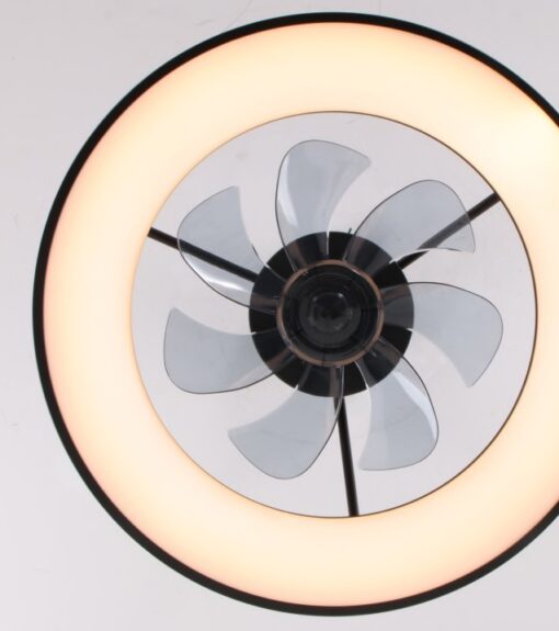 Ανεμιστήρας Οροφής FAN6697BK – 7 Πτερύγια – LED 34W 3332lm – DC 20W – 6 Ταχύτητες – Ø30cm – Μαύρος – Τηλεχειριστήριο & Χρονοδιακόπτης