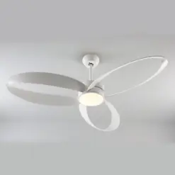 Ανεμιστήρας Οροφής ACA FANGS423W – 3 Πτερύγια ABS – LED 24W 2400Lm – DC 45W – 6 Ταχύτητες – 132cm – Λευκός – Τηλεχειριστήριο & Χρονοδιακόπτης