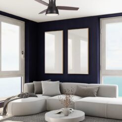 Ανεμιστήρας Οροφής FANRX44041B – 3 Ξύλινα Πτερύγια – 22W LED CCT – Τηλεχειριστήριο – 6 Ταχύτητες – Μαύρο Ματ ACA