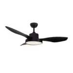 Ανεμιστήρας Οροφής ACA FANRX48013B – 3 Πτερύγια ABS – LED 22W 2680Lm – DC 40W – 6 Ταχύτητες – 47” – Μαύρο Ματ – Τηλεχειριστήριο & Χρονοδιακόπτης