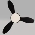 Ανεμιστήρας Οροφής ACA FANRX48013B – 3 Πτερύγια ABS – LED 22W 2680Lm – DC 40W – 6 Ταχύτητες – 47” – Μαύρο Ματ – Τηλεχειριστήριο & Χρονοδιακόπτης