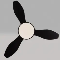 Ανεμιστήρας Οροφής ACA FANRX48013B – 3 Πτερύγια ABS – LED 22W 2680Lm – DC 40W – 6 Ταχύτητες – 47” – Μαύρο Ματ – Τηλεχειριστήριο & Χρονοδιακόπτης