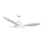Ανεμιστήρας Οροφής ACA FANRX48013W – 3 Πτερύγια ABS – LED 22W 2680Lm – DC 40W – 6 Ταχύτητες – 47” – Λευκό Ματ – Τηλεχειριστήριο & Χρονοδιακόπτης