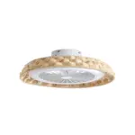 Ανεμιστήρας Οροφής Μπαμπού ACA FANW18K008 – 7 Πτερύγια – LED 24W CCT – DC 11W – 6 Ταχύτητες – Ø45cm – Τηλεχειριστήριο