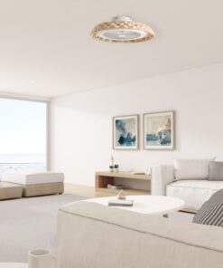 Ανεμιστήρας Οροφής Μπαμπού ACA FANW18K008 – 7 Πτερύγια – LED 24W CCT – DC 11W – 6 Ταχύτητες – Ø45cm – Τηλεχειριστήριο