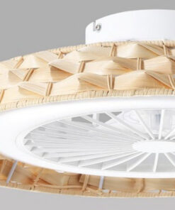 Ανεμιστήρας Οροφής Μπαμπού ACA FANW18K008 – 7 Πτερύγια – LED 24W CCT – DC 11W – 6 Ταχύτητες – Ø45cm – Τηλεχειριστήριο