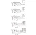 MiBoxer SM5 5in1 LED Controller 12/24V RF – WiFi Matter Over – Max 288W – MONO/CCT/RGB/RGBW/RGBCCT