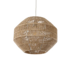 Alternative view of GLOBOSTAR® CAYMAN 00522 Boho Κρεμαστό Φωτιστικό Οροφής με Ντουί 1 x E27 AC 220-240V IP20 - Μπεζ - Μ40 x Π40 x Υ30cm