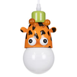 GLOBOSTAR® GIRAFFE 00638 Παιδικό Κρεμαστό Φωτιστικό Οροφής με Ντουί 1 x E27 AC 220-240V IP20 - Πολύχρωμο - Μ12 x Π10.5 x Υ13.5cm