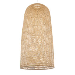 GLOBOSTAR® CALERO 00670 Boho Κρεμαστό Φωτιστικό Οροφής με Ντουί 1 x E27 AC 220-240V IP20 - Μπεζ - Μ60 x Π60 x Y120cm