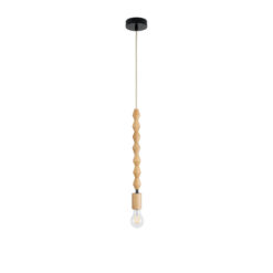 Alternative view of GLOBOSTAR® BEADS 00699 Vintage Κρεμαστό Φωτιστικό Οροφής με Ντουί 1 x E27 AC 220-240V IP20 - Μπεζ - Μ4 x Π4 x Υ43cm