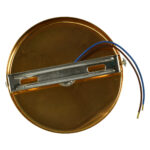 GLOBOSTAR® SARA 00845 Μοντέρνο Φωτιστικό Οροφής με Ντουί 1 x E27 AC 220-240V IP20 – Χρυσό – Μ10 x Π10 x Υ10.3cm
