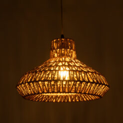 Alternative view of GLOBOSTAR® JENSON 00910 Boho Κρεμαστό Φωτιστικό Οροφής με Ντουί 1 x E27 AC 220-240V IP20 - Μπεζ - Μ38 x Π38 x Υ24cm