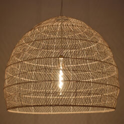 Alternative view of GLOBOSTAR® MALIBU 00965 Boho Κρεμαστό Φωτιστικό Οροφής με Ντουί 1 x E27 AC 220-240V IP20 - Μπεζ - Μ100 x Π100 x Y86cm
