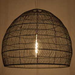Alternative view of GLOBOSTAR® MALIBU 00966 Boho Κρεμαστό Φωτιστικό Οροφής με Ντουί 1 x E27 AC 220-240V IP20 - Μαύρο - Μ100 x Π100 x Y86cm