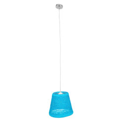 Alternative view of GLOBOSTAR® PLAYROOM 00995 Vintage Κρεμαστό Φωτιστικό Οροφής με Ντουί 1 x E27 AC 220-240V IP20 - Μπλε - Μ32 x Π32 x Υ27cm