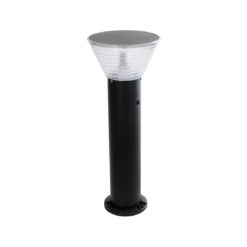 Alternative view of GLOBOSTAR® VEGGIE 90550 Φωτιστικό Κολωνάκι Κήπου με Ντουί 1 x E27 AC 220-240V Αδιάβροχο IP65 - Μαύρο - Μ23 x Π23 x Υ60cm