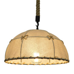 Alternative view of GLOBOSTAR® ANTOINETTE 01028 Vintage Κρεμαστό Φωτιστικό Οροφής με Ντουί 1 x E27 AC 220-240V IP20 - Μπεζ - Μ35 x Π35 x Υ20cm