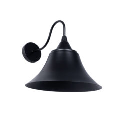 Alternative view of GLOBOSTAR® BELL 01038 Vintage Φωτιστικό Τοίχου - Απλίκα με Ντουί 1 x E27 AC 220-240V IP20 - Μαύρο - Μ35 x Π28.5 x Υ30cm