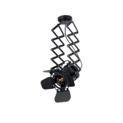 Alternative view of GLOBOSTAR® BROADWAY 01140 Vintage Φωτιστικό Οροφής με Ντουί 1 x E27 AC 220-240V IP20 - Μαύρο - Μ28 x Π25 x Υ100cm