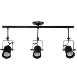 Alternative view of GLOBOSTAR® HOLLYWOOD 01155 Vintage Φωτιστικό Οροφής με Ντουί 3 x E27 AC 220-240V IP20 - Μαύρο - Μ13 x Π78 x Υ38cm
